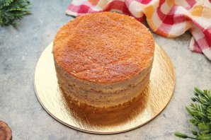 Кофейно-творожный торт