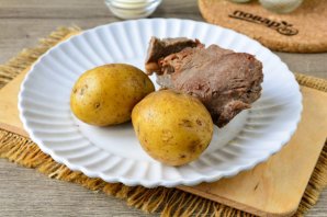 Салат "Президент" с мясом Салат "Президент" с мясом