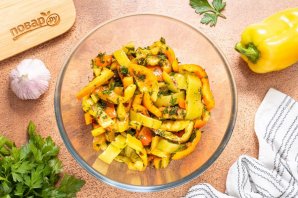 Салат с болгарским перцем на зиму Салат с болгарским перцем на зиму