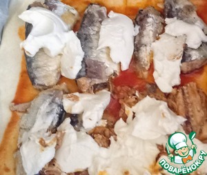 Маргарита из сардин и оливок