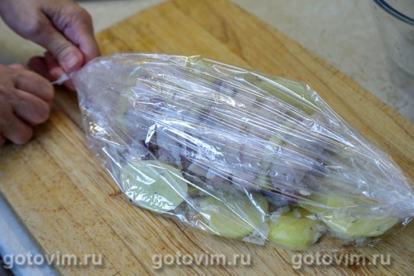 Шашлык «Наполеон» с картофелем (в духовке) Шашлык «Наполеон» с картофелем (в духовке)