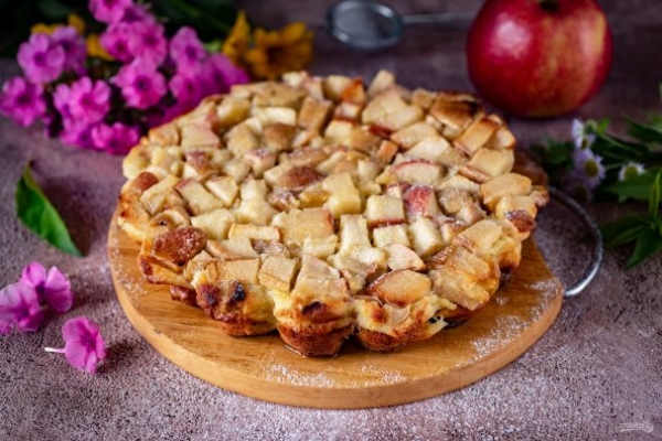 Яблочная запеканка