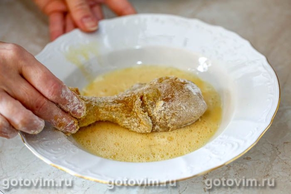 Куриные ножки в хрустящей сырной панировке Куриные ножки в хрустящей сырной панировке
