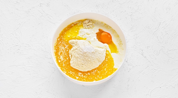 Простой пирог на кефире с мясом, пошаговый рецепт с фото Простой пирог на кефире с мясом, пошаговый рецепт с фото