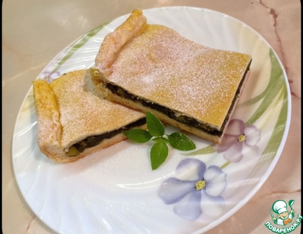 Пирог с ревенем и щавелем Пирог с ревенем и щавелем