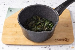 Суп из сушеной морской капусты Суп из сушеной морской капусты