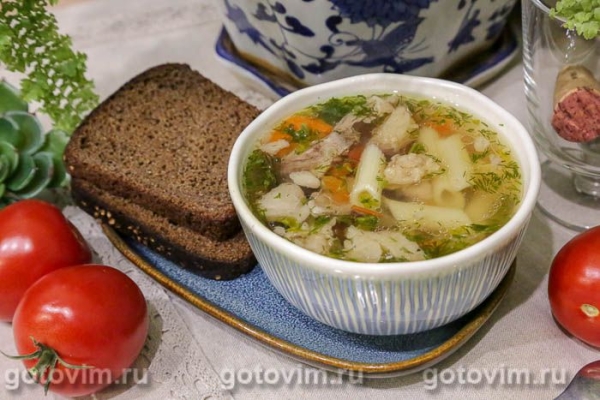 Суп минестроне на говяжьем бульоне в мультиварке