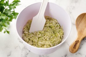 Постные котлеты из кабачков