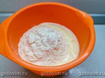 Пирог с орехами на сметане Пирог с орехами на сметане