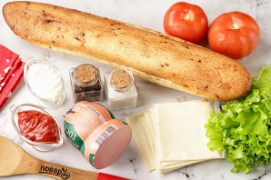 Праздничные бутерброды "Змейка" Праздничные бутерброды "Змейка"