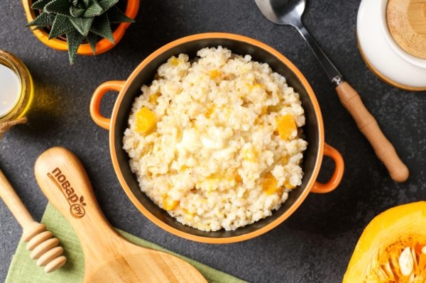 Каша ячневая с тыквой Каша ячневая с тыквой