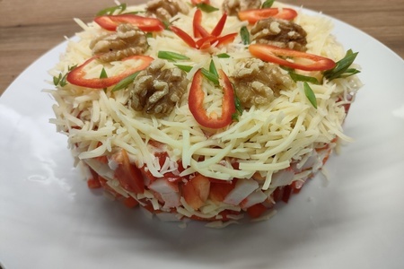 Салат-торт красное море Салат-торт красное море