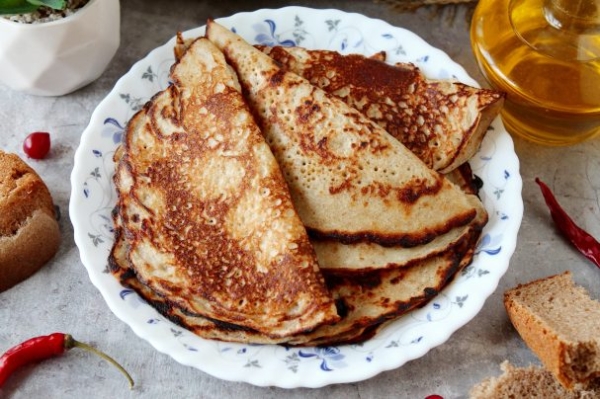 Блинчики из ржаного хлеба Блинчики из ржаного хлеба