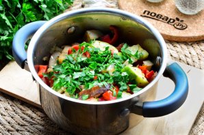 Овощное рагу "Рататуй" Овощное рагу "Рататуй"