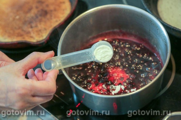 Блины с начинкой из черной смородины Блины с начинкой из черной смородины