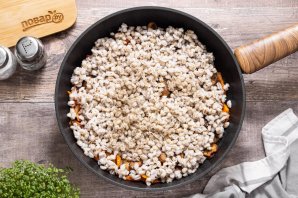 Перловка с грибами Перловка с грибами