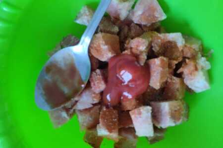 Запеченная курица с картофелем