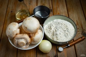 Постные вареники с грибами