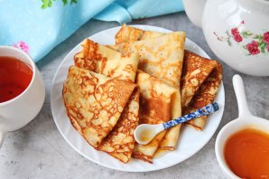 Блины с медом Блины с медом