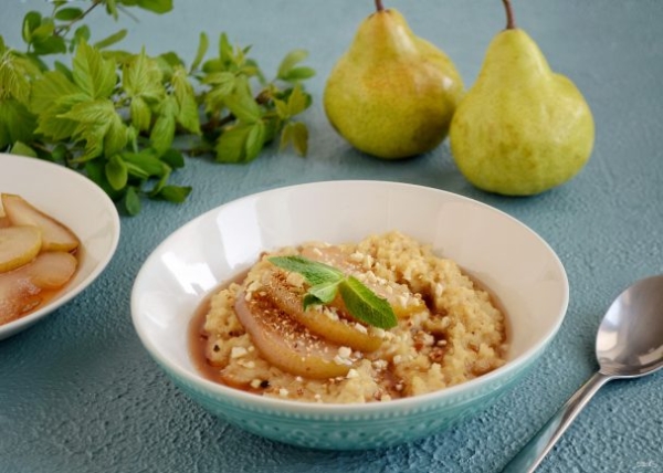 Пшенная каша с грушей Пшенная каша с грушей