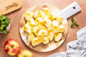 Маффины с яблоками Маффины с яблоками