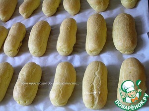 Эклеры с лимонным кремом