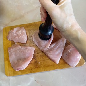 Эскалоп из курицы с соусом Эскалоп из курицы с соусом