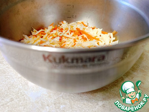 Еврейский салат с морковью и куркумой