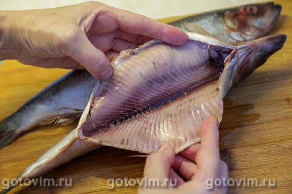 Сельдь, жаренная с помидорами, сливами и чесноком в соевом соусе Сельдь, жаренная с помидорами, сливами и чесноком в соевом соусе