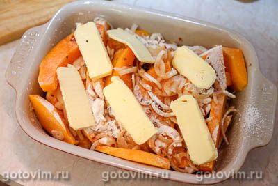 Тыква по-турецки, запеченная в духовке со сливочным маслом Тыква по-турецки, запеченная в духовке со сливочным маслом