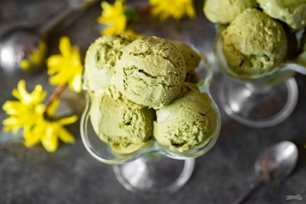 Зеленое мороженое Зеленое мороженое