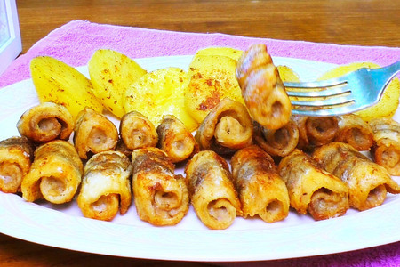 Жареная мойва без костей