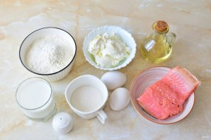 Блины с лососем Блины с лососем
