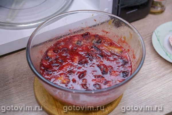 Джем из сливы с апельсином в микролновке