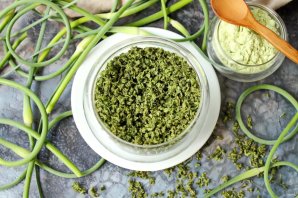 Сушеные чесночные стрелки на зиму Сушеные чесночные стрелки на зиму