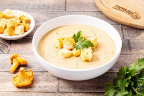 Крем-суп из лисичек Крем-суп из лисичек