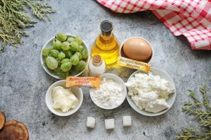 Пирог с крыжовником и творогом Пирог с крыжовником и творогом