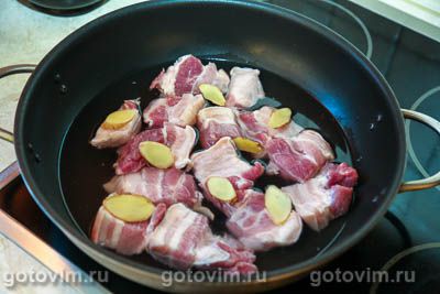 Тушеная красная свинина Хо Шау Ру Тушеная красная свинина Хо Шау Ру