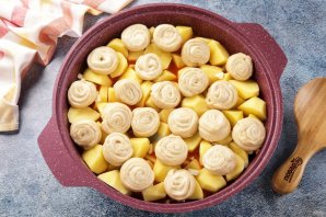 Штрули с курицей и картошкой Штрули с курицей и картошкой