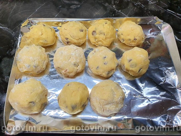 Печенье с шоколадными каплями и кешью