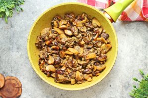 Белые грибы жареные Белые грибы жареные