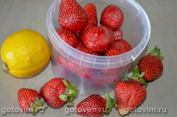 Лимонад с клубникой