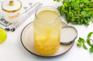 Компот из белого налива на зиму