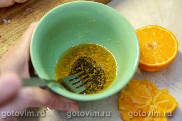 Рулет из свиного подчеревка (пашины) с клюквой и мандаринами Рулет из свиного подчеревка (пашины) с клюквой и мандаринами