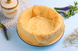 Блинный торт с заварным кремом Блинный торт с заварным кремом