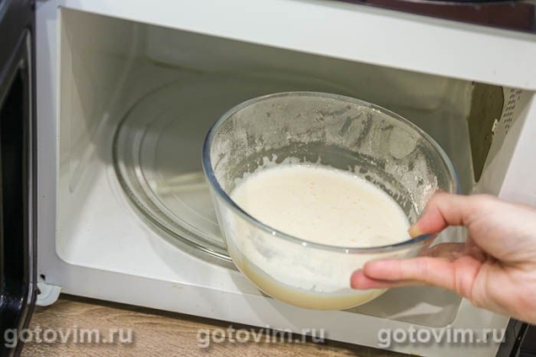 Заварной крем в микроволновке