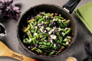 Стручковая фасоль с грибами Стручковая фасоль с грибами