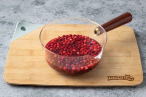 Соус из брусники на зиму Соус из брусники на зиму