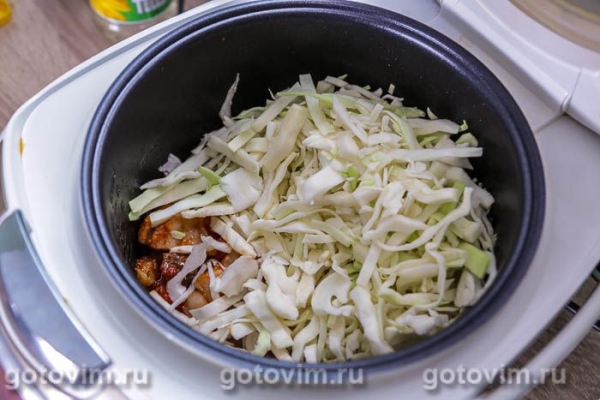 Бигус с квашеной капустой в мультиварке Бигус с квашеной капустой в мультиварке