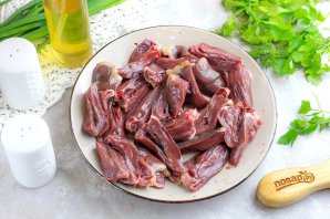 Сердце индейки в сметане Сердце индейки в сметане